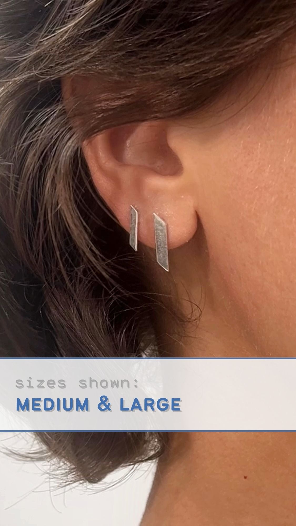 warp stud earrings
