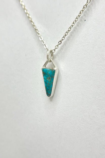 tiny world necklace / turquoise