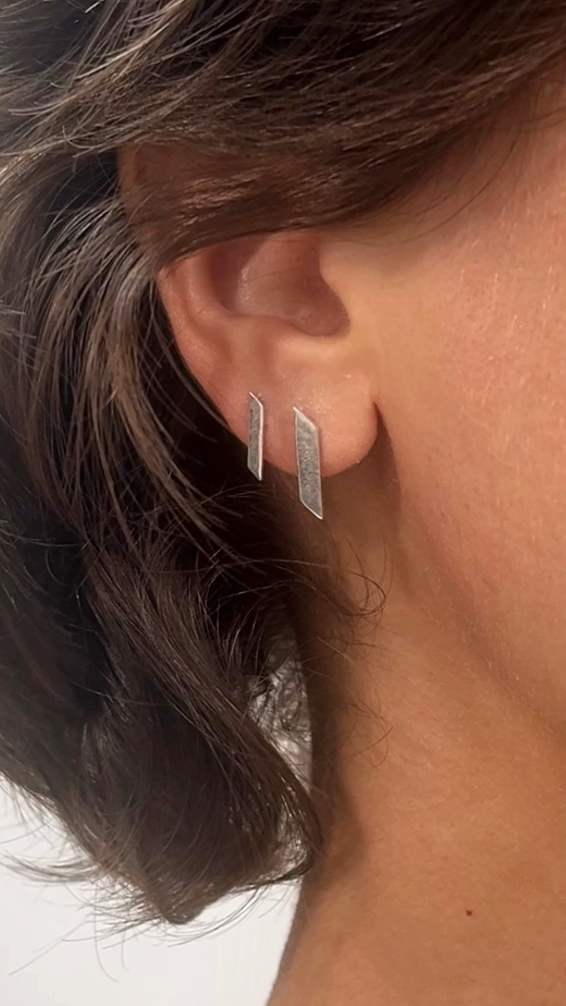 warp stud earrings