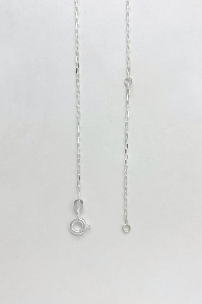 long spike necklace / london blue topaz