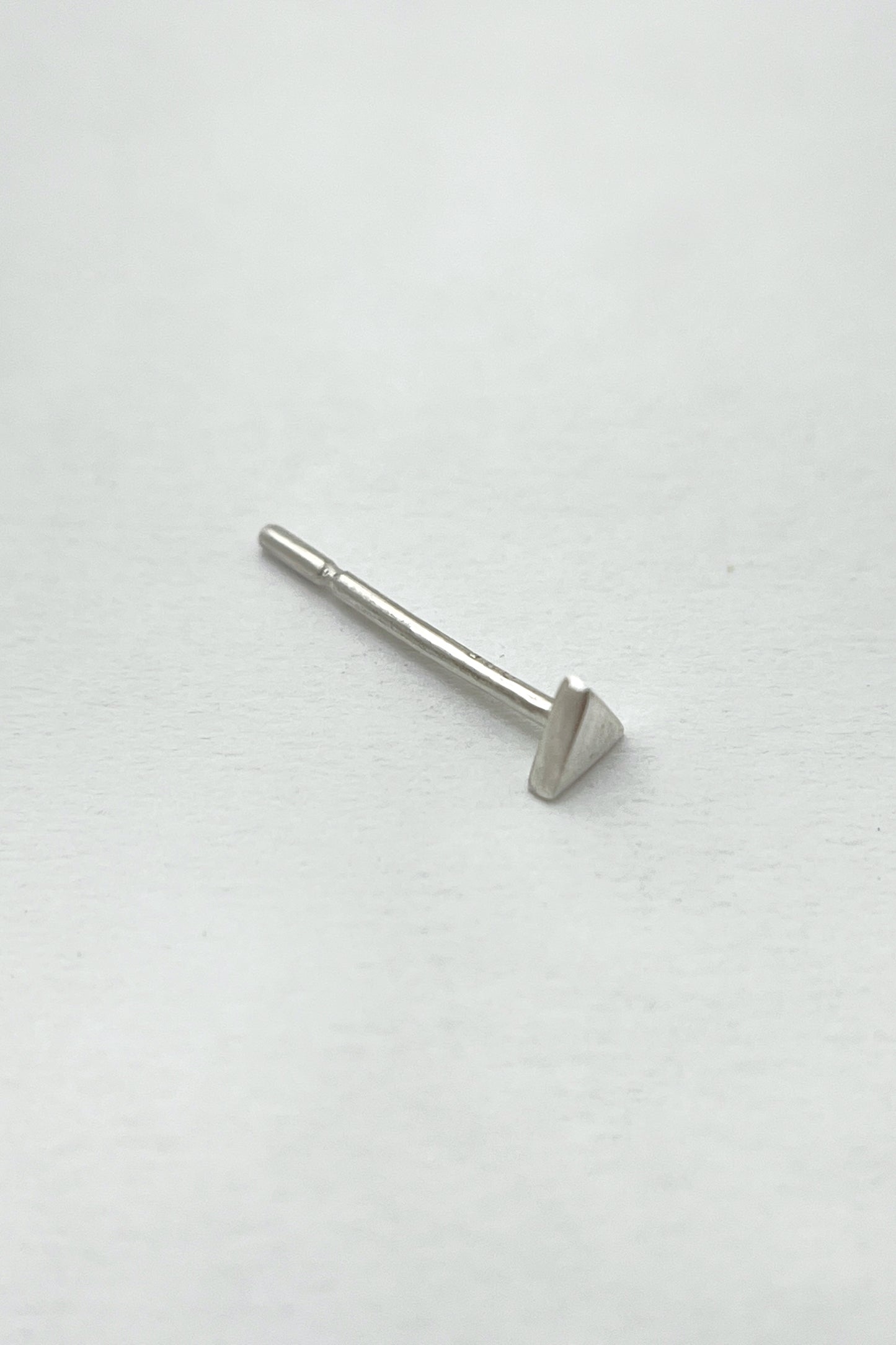 tiny geometric stud earrings