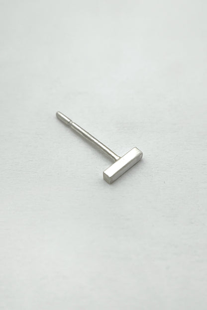 tiny geometric stud earrings