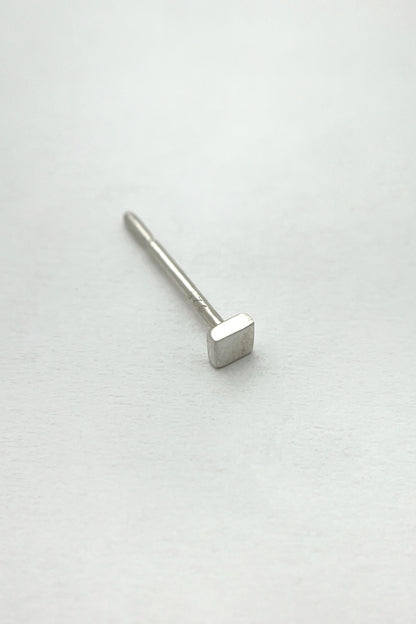 tiny geometric stud earrings