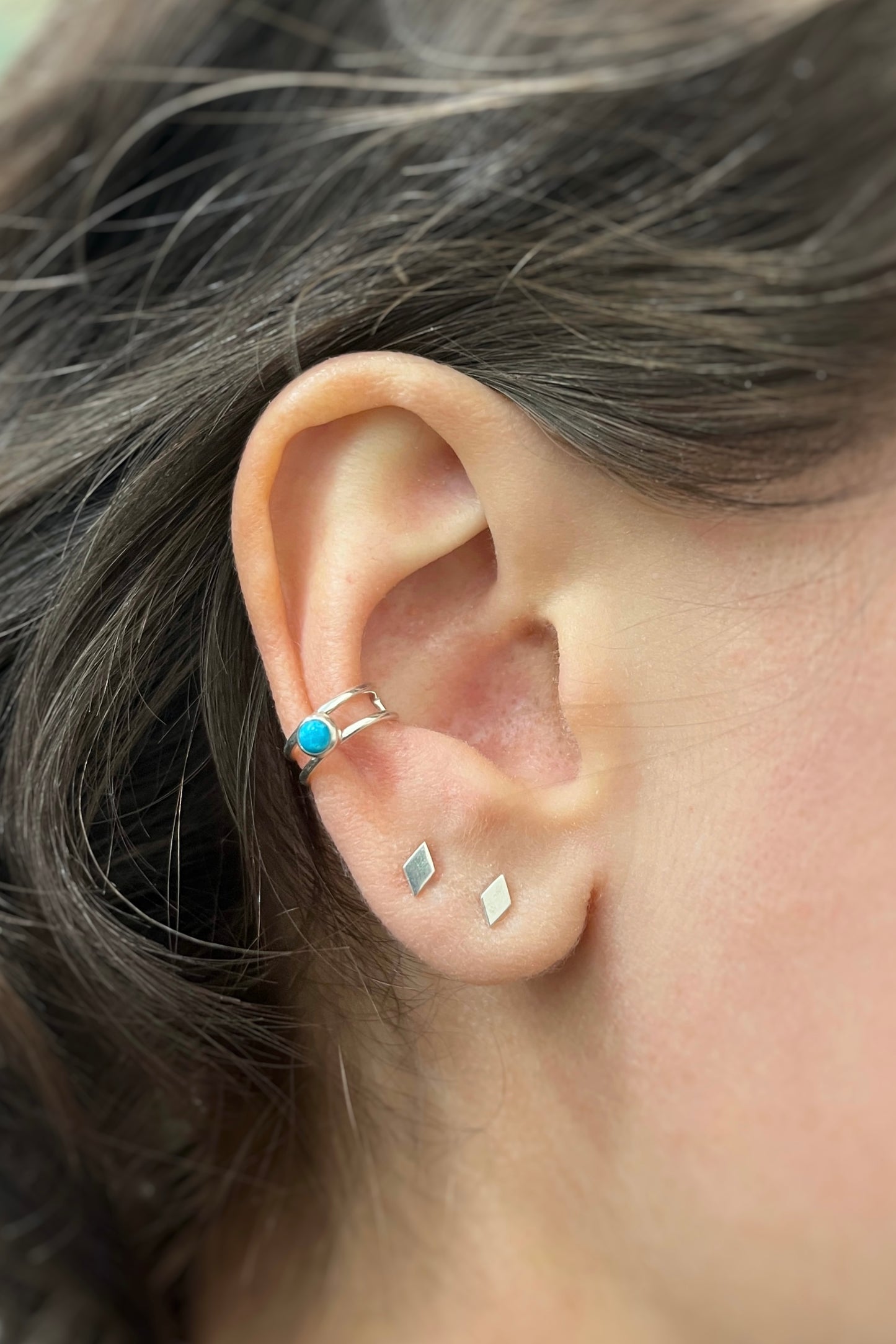 ear cuff / turquoise