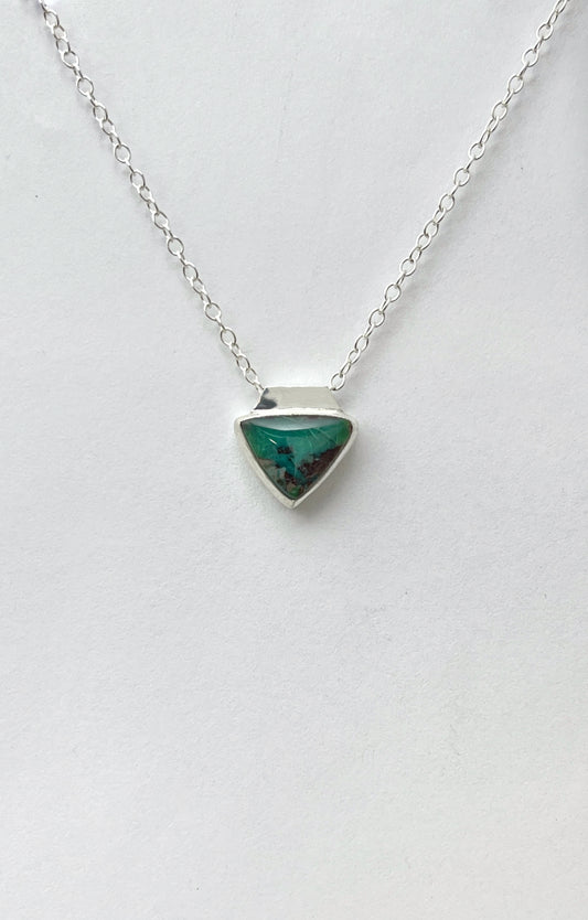 forest green turquoise necklace