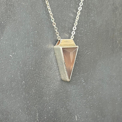 long triangle / chalcedony