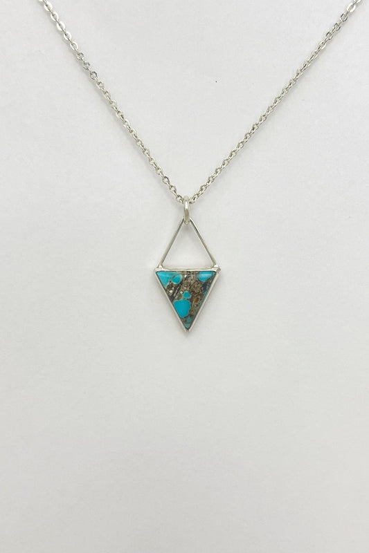 tiny world necklace / turquoise