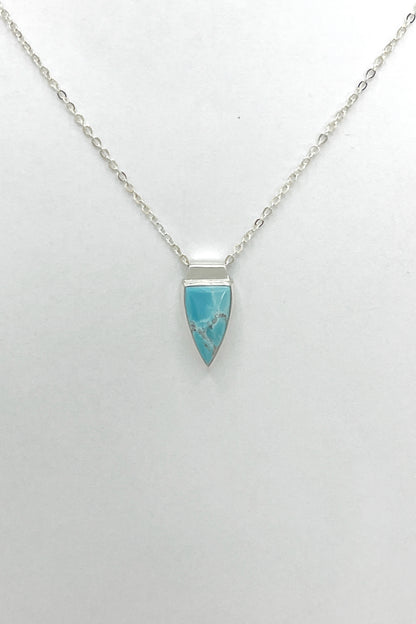 tiny world necklace / turquoise