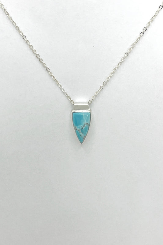 tiny world necklace / turquoise