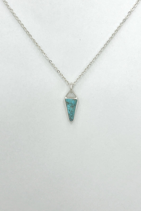 tiny world necklace / turquoise